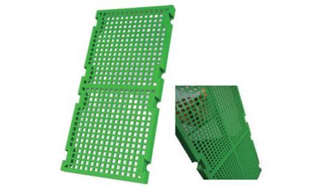 Placas de poliuretano anticolmatantes elásticas